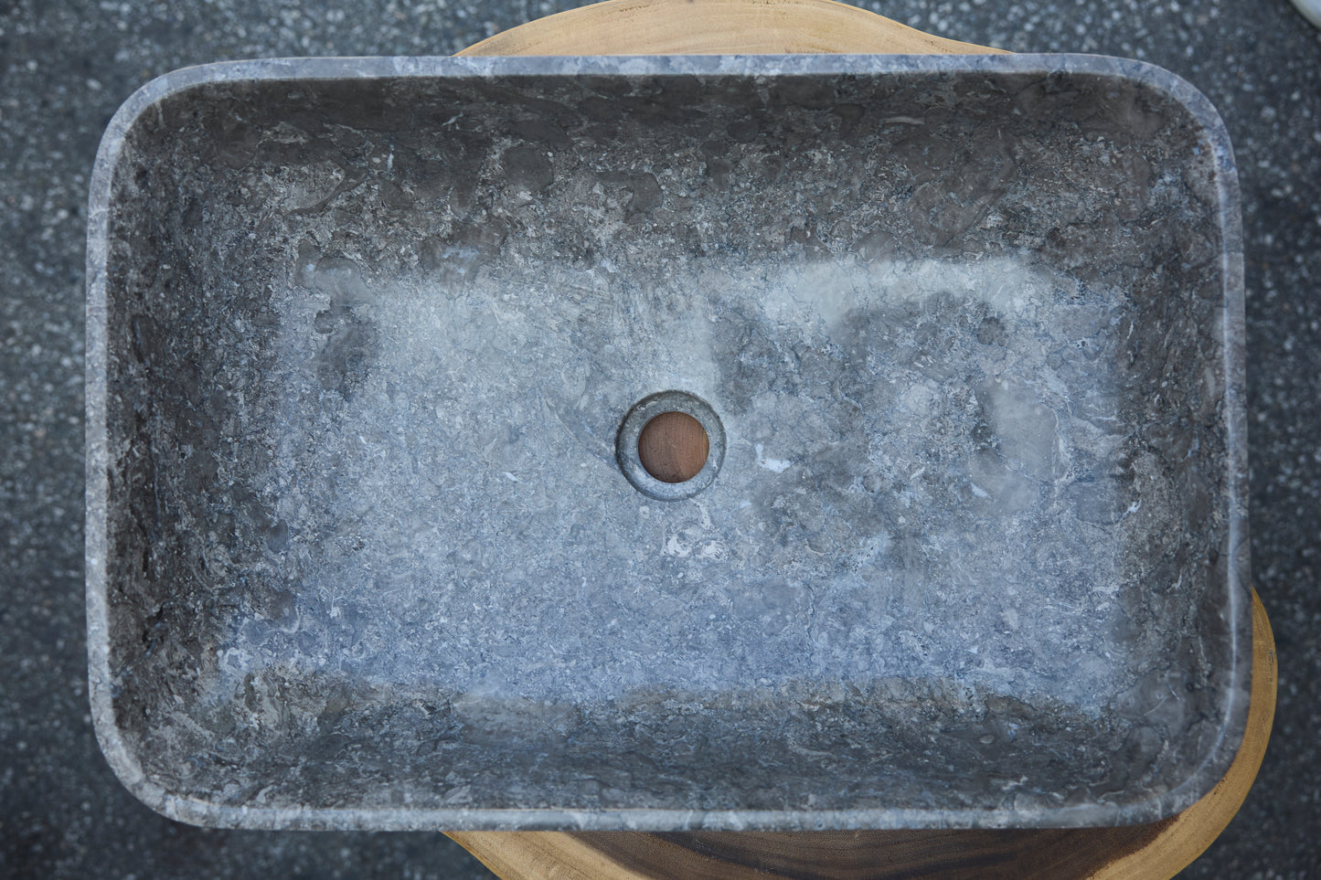RECTANGULAR FULL POLISH GREY