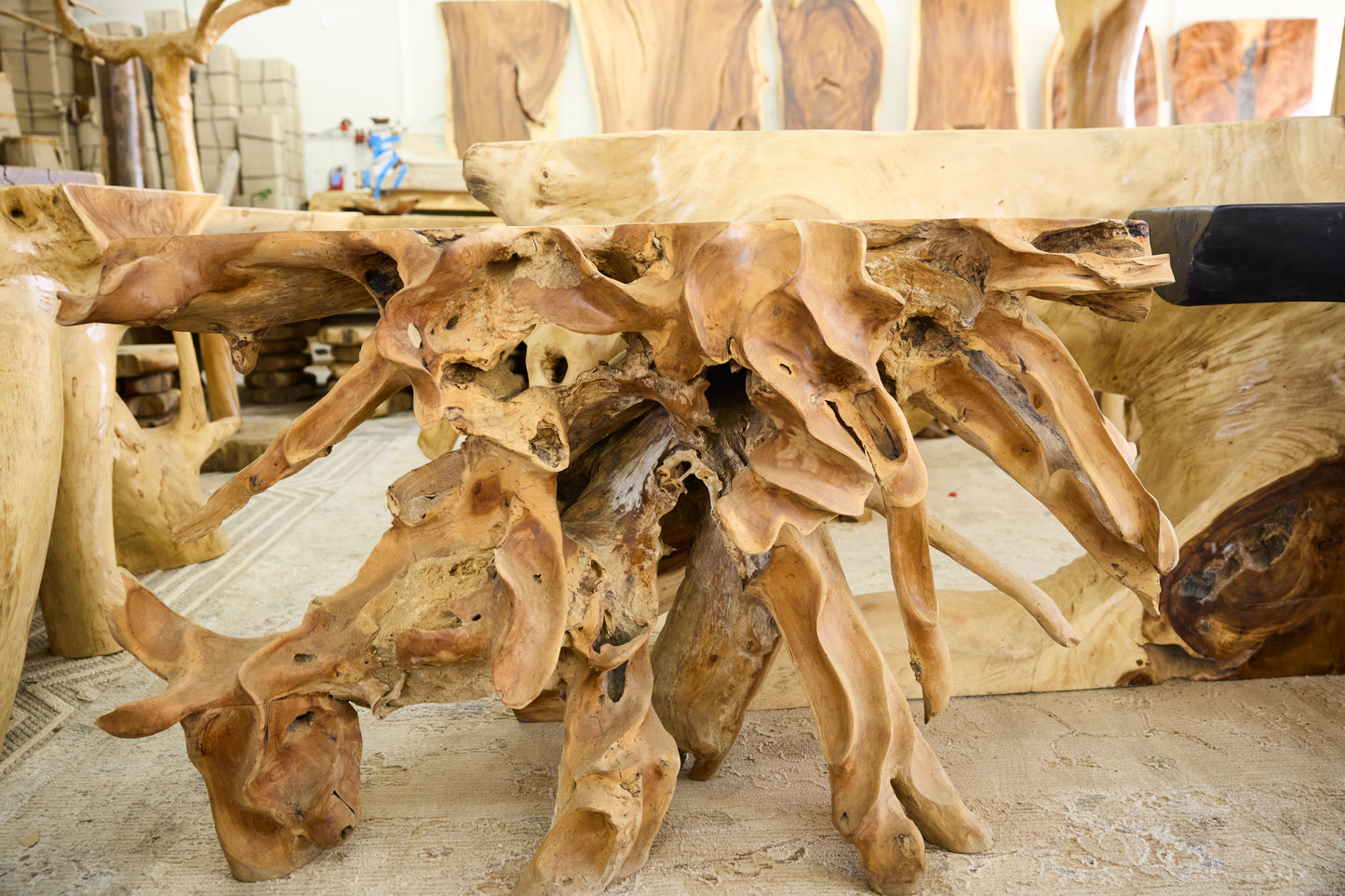 TEAK ROOT CONSOLE