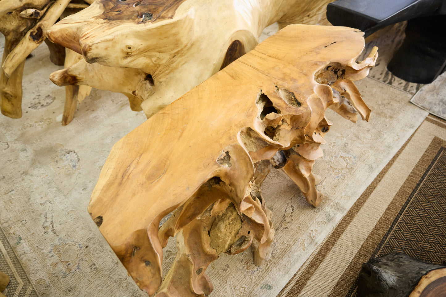 TEAK ROOT CONSOLE