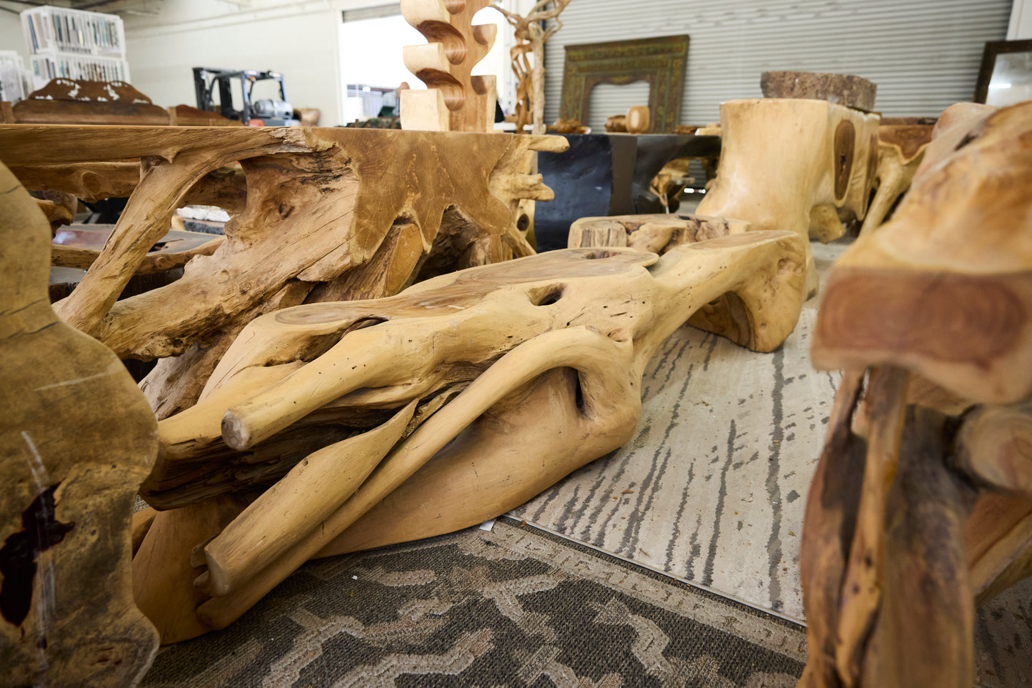 SUAR COFFEE TABLE ORGANIC PU FINISH