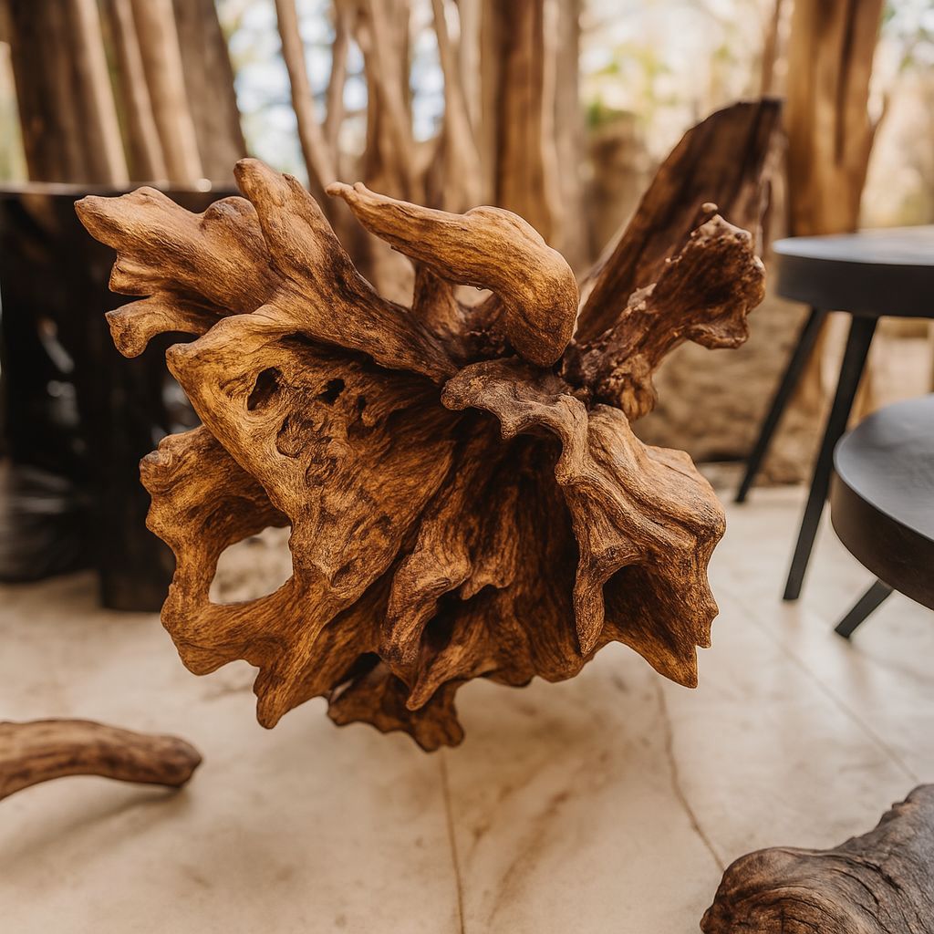 Single console teak root
