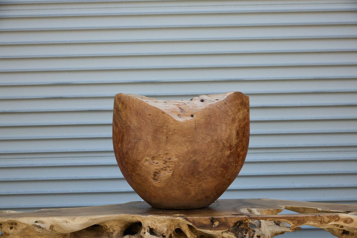 TEAKROOT PLANTER POT ORGANIC