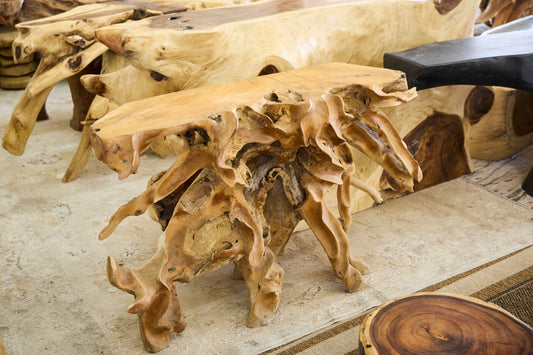 TEAK ROOT CONSOLE