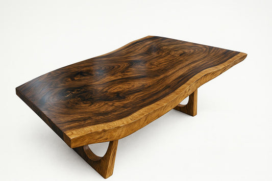 SUAR TABLE TOP RESIN GRAY + EPOXY FINISH